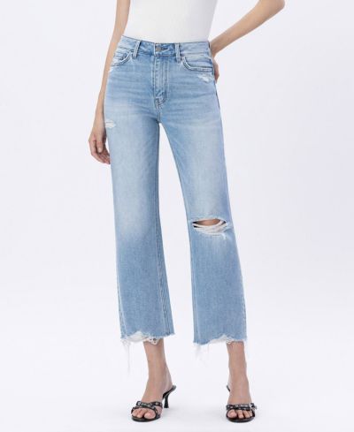 Женские джинсы Flying Monkey High Rise Distressed Crop Slim Wide Leg
