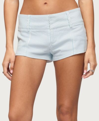 Микро-шорты Edikted Women's Myah Pinstripe