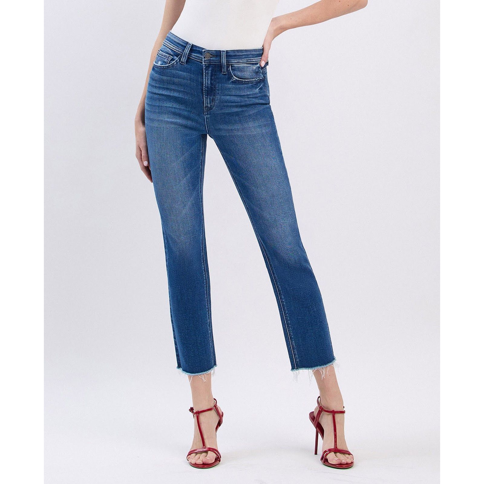 Flying Monkey Женский джинсы Slim Straight