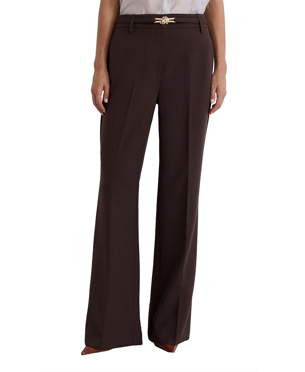 REISS Women's Leona Flared Belted Trousers