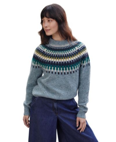 Celtic & Co. Women's Stitch Yoke Sweater