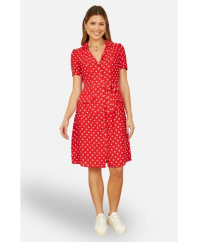 Платье Yumi Women's Retro Shirt Polka Dot