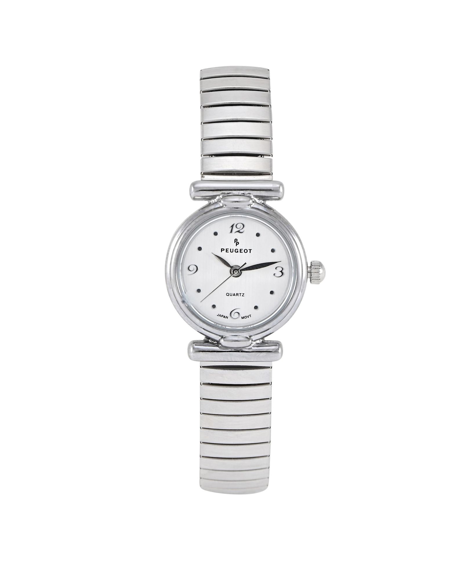 Peugeot Women's Round 25mm Easy-Read Expansion Bracelet Watch