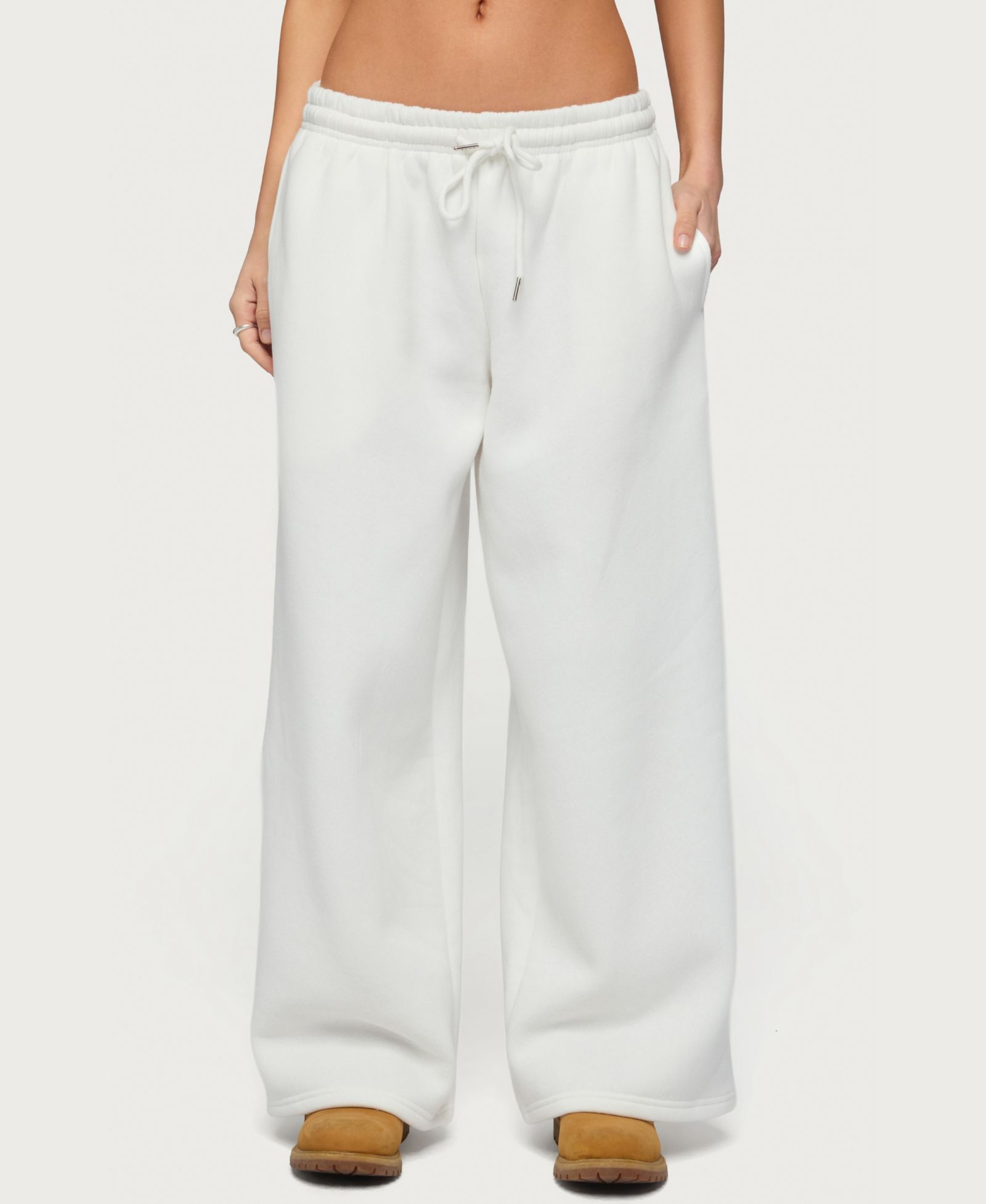 Edikted Women's Wide Leg Fold Over Pants