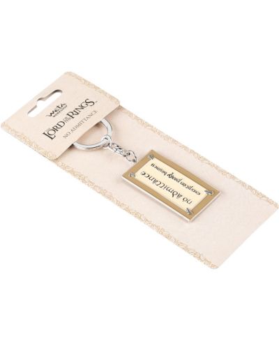 WETA Workshop - The Lord of the Rings Trilogy - No Admittance Sign Enamel Keyring