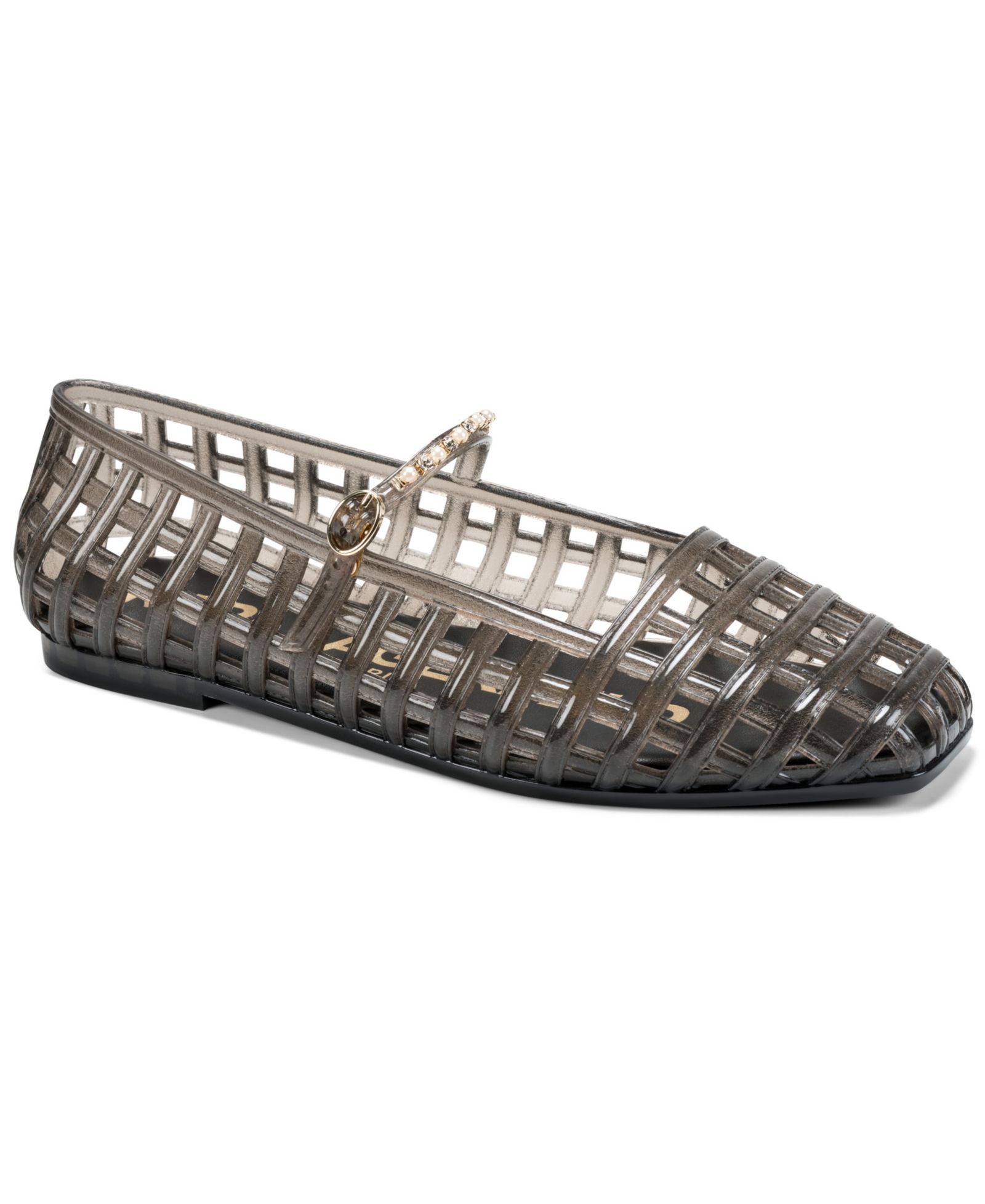 KARL LAGERFELD PARIS Women's Juliska Mary Jane Jelly Flats