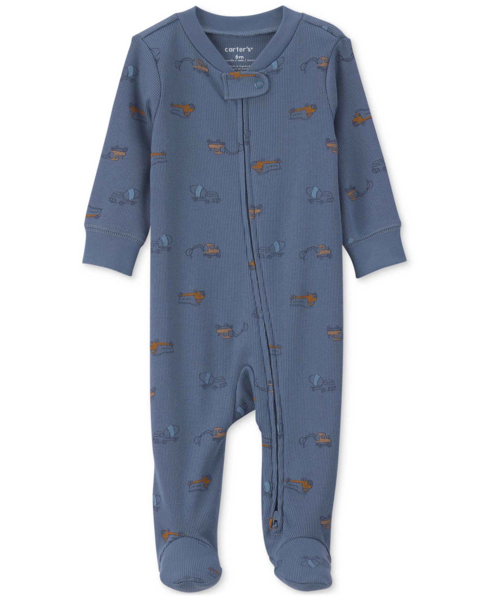 Carter's Детский комбинезон для сна с молнией 2-Way Zip