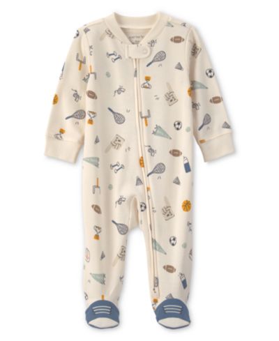 Carter's Детский Sports 2-Way Zip Sleep & Play