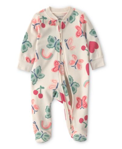 Carter's Baby Girl's Butterfly 2-Way Zip Sleep & Play