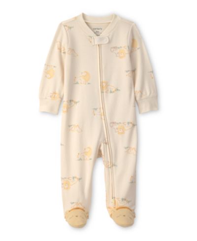 Carter's Детский комбинезон Lion 2-Way Zip Sleep & Play