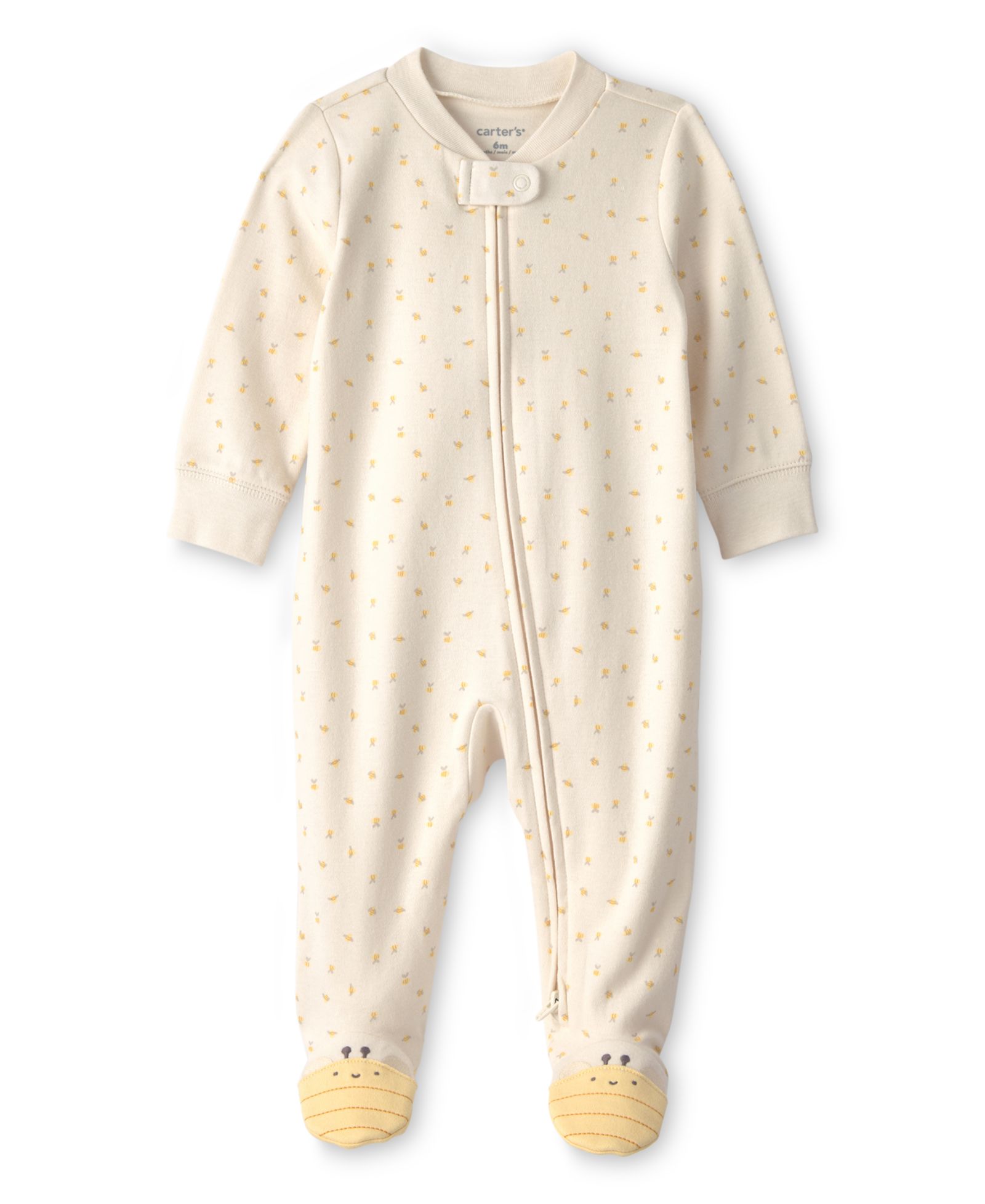 Carter's Детское Bee 2-Way Zip Sleep & Play