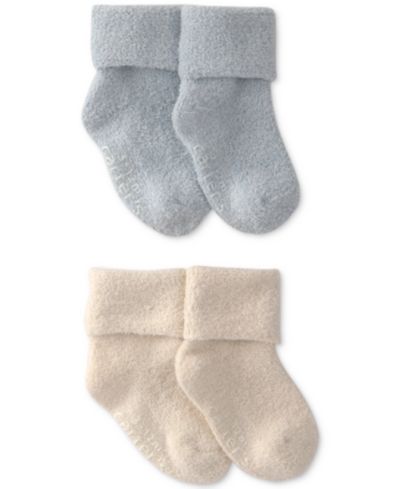 Carter's Baby Boys' or5 Baby Girl Chenille Ankle Socks, 2-Pack