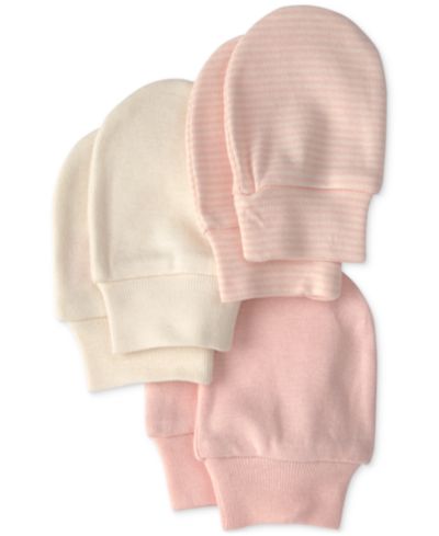 Carter's Baby Girls' Mitts, 3-Pack