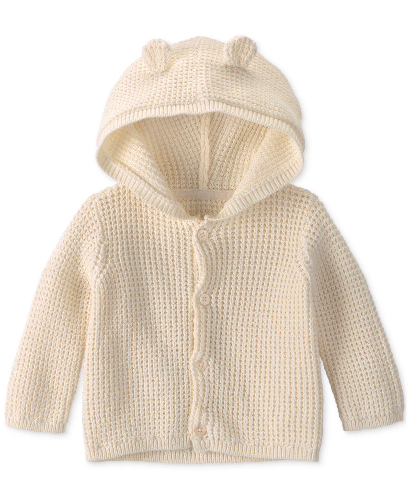 Свитер с капюшоном Carter's Baby Girls' and Baby Boys' Bear Ears Long-Sleeve Hooded Sweater