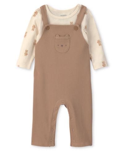Carter's Baby Boy's Long-Sleeve Top and Overall 2-Piece Set