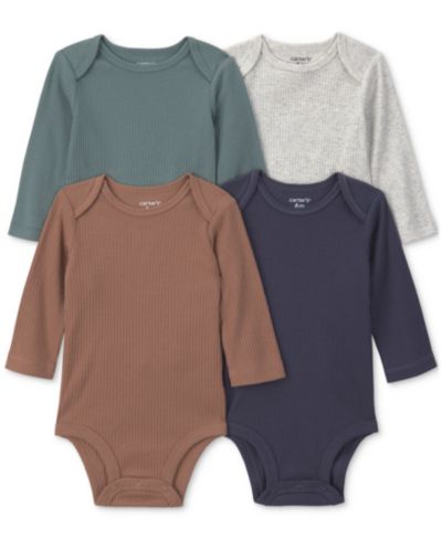 Набор боди Carter's Baby Boys' Long-Sleeve, 4-Pack