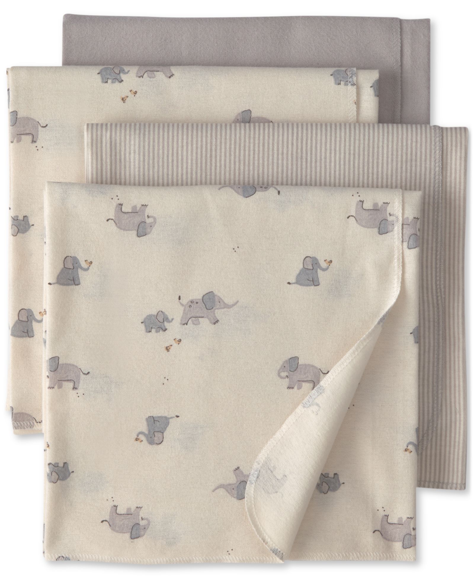 Carter's Детские одеяла Elephant Receiving, 4-Pack
