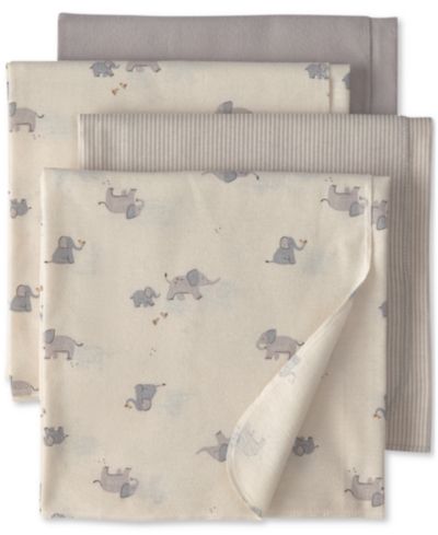 Carter's Детские одеяла Elephant Receiving, 4-Pack
