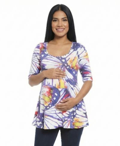 Женский туника 24seven Comfort Apparel с круглым вырезом, Plus Size