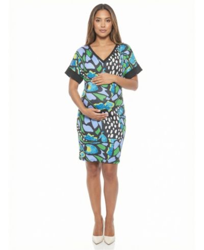 24seven Comfort Apparel платье из футболки с коротким рукавом для беременных Plus Size Женское