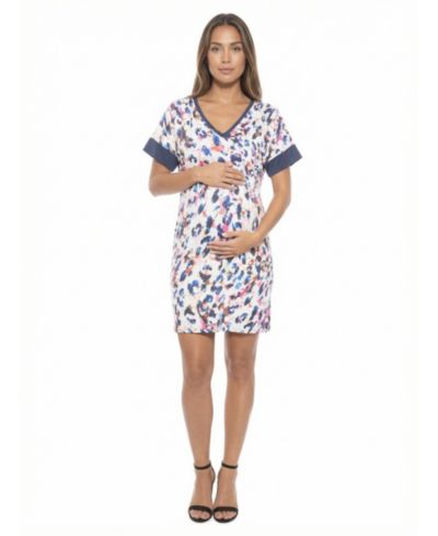 Женское трикотажное платье для беременных 24seven Comfort Apparel Short-Sleeve