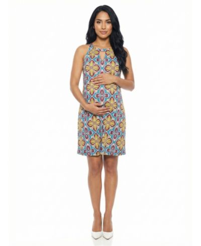 Женское бесрукавное платье 24seven Comfort Apparel Maternity с отверстием под ключ