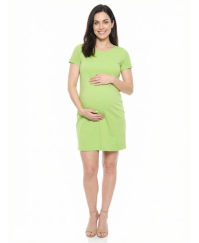Женское платье для беременных 24seven Comfort Apparel Plus Size Round Neck Shift