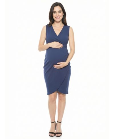 Платье с V-образным вырезом 24seven Comfort Apparel Женское и Plus Size