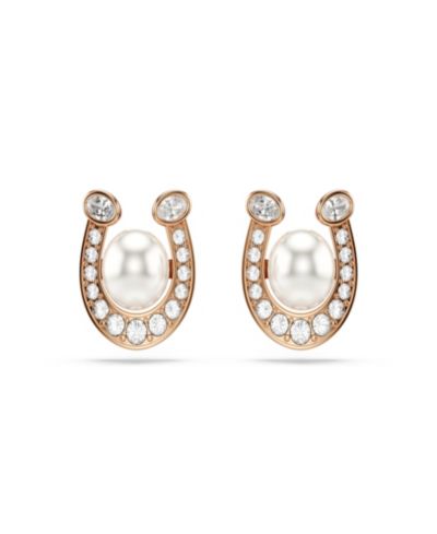 Серьги-гвоздики Swarovski Symbolica, покрытие Rose Gold-Tone
