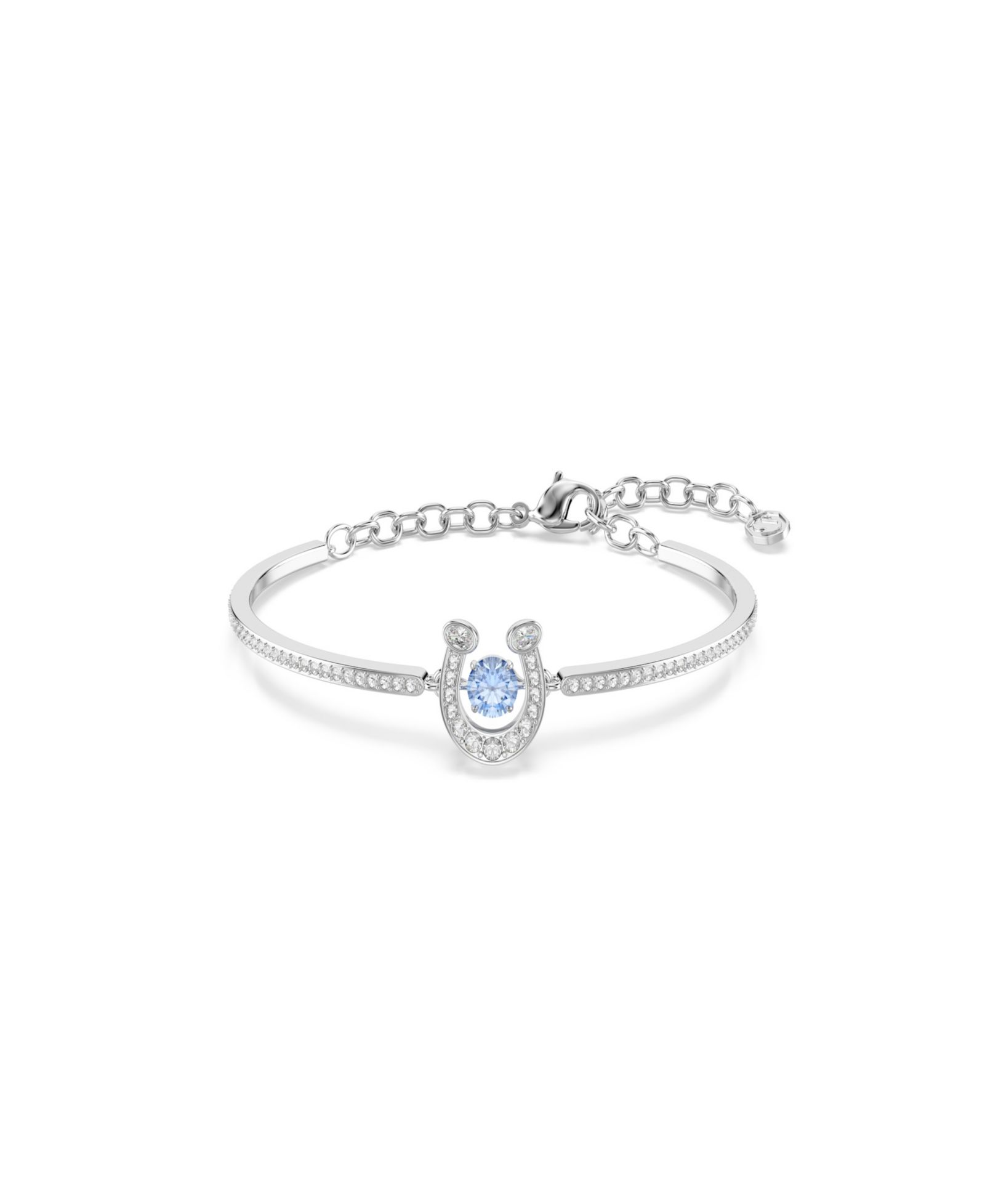 Swarovski Rhodium-Plated Symbolica Bangle Bracelet