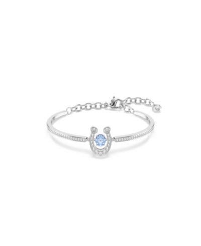Swarovski Rhodium-Plated Symbolica Bangle Bracelet