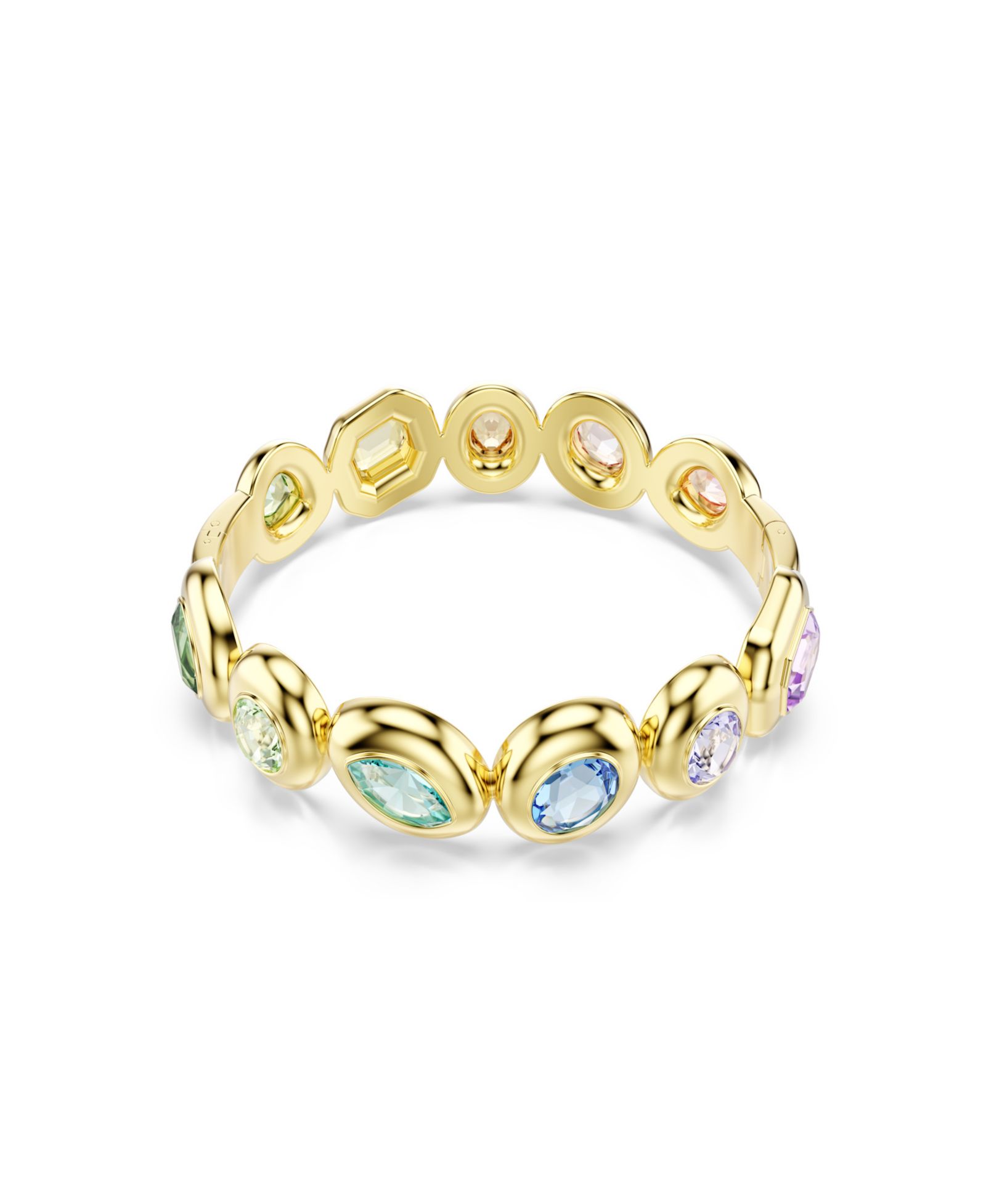 Swarovski Gold-Tone Plated Gema Bangle Bracelet