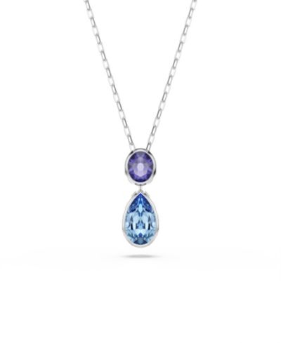 Подвеска Swarovski Rhodium-Plated Chroma Pendant Necklace