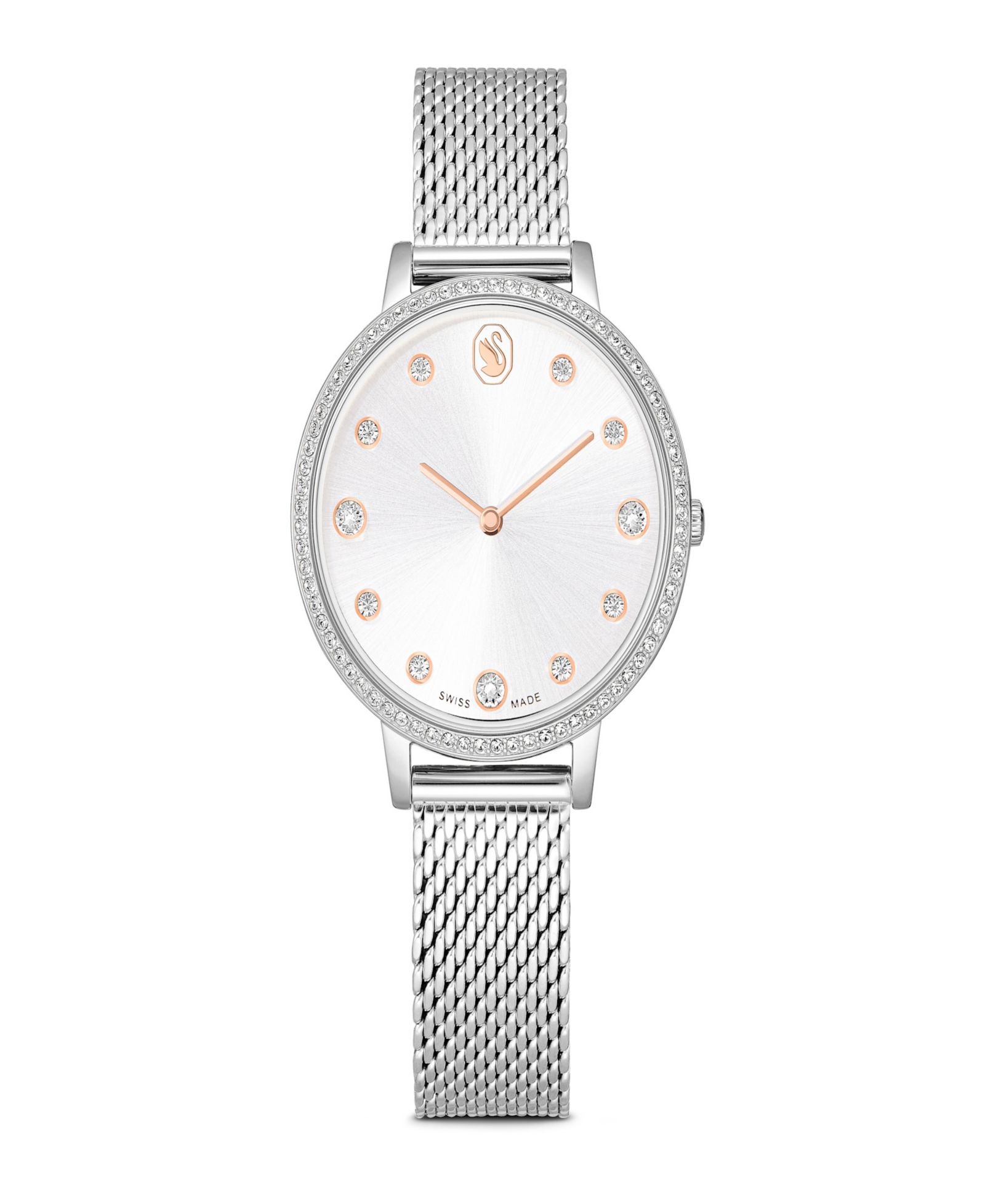 Swarovski Clarica Swiss Metal Bracelet Watch 35 x 35mm