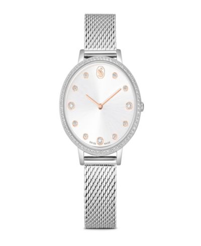 Swarovski Clarica Swiss Metal Bracelet Watch 35 x 35mm