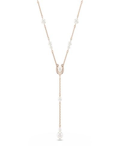 Swarovski ожерелье Symbolica Y с напылением Rose Gold-Tone