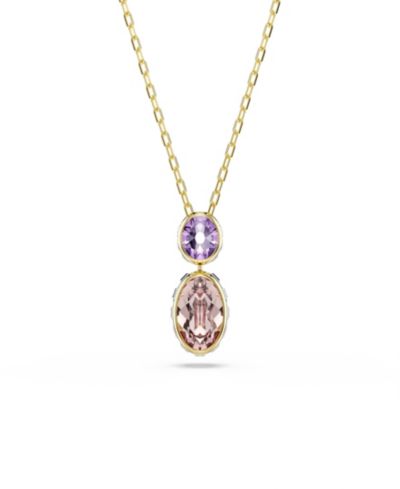 Swarovski Gold-Tone Plated Chroma Pendant Necklace