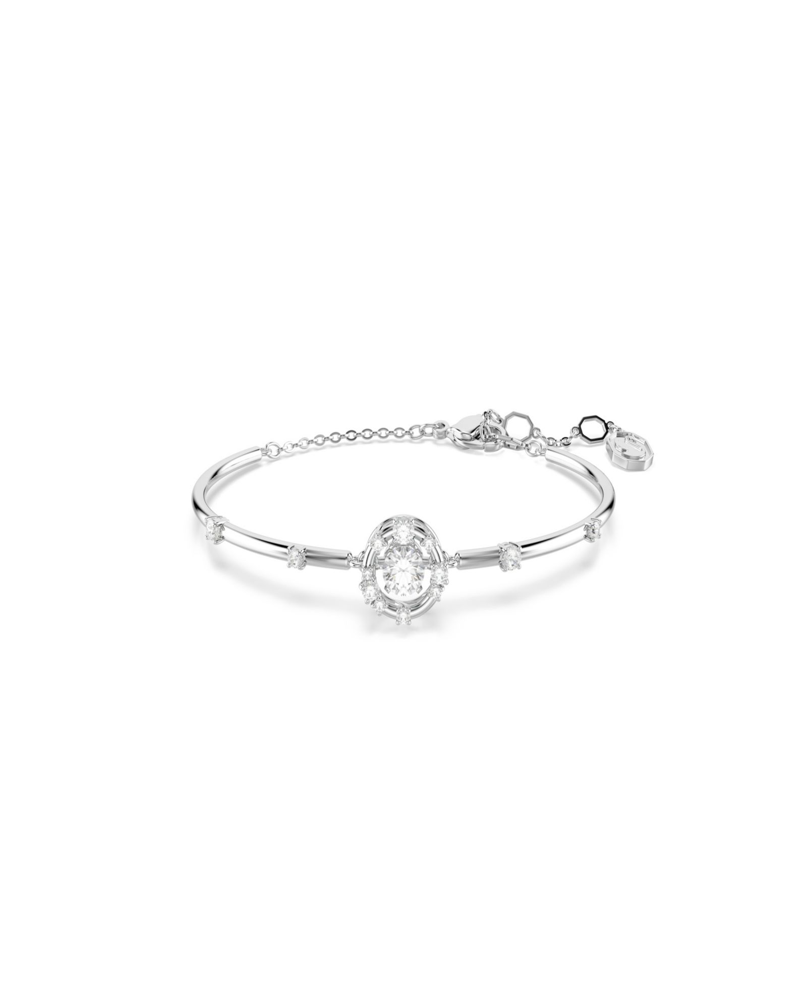 Браслет Swarovski Rhodium-Plated Stars Inspired Link