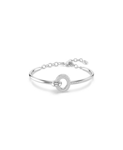 Swarovski Rhodium-Plated Dextera Bangle Bracelet