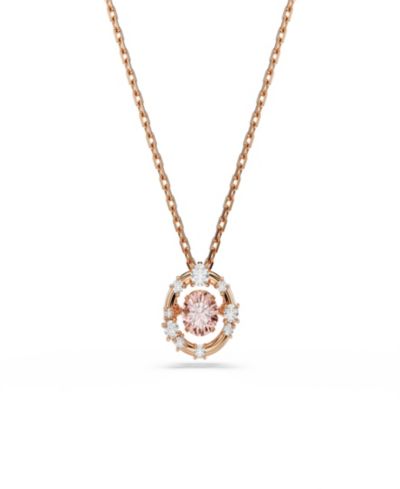 Подвеска-ожерелье Swarovski Constella с напылением Rose Gold-Tone