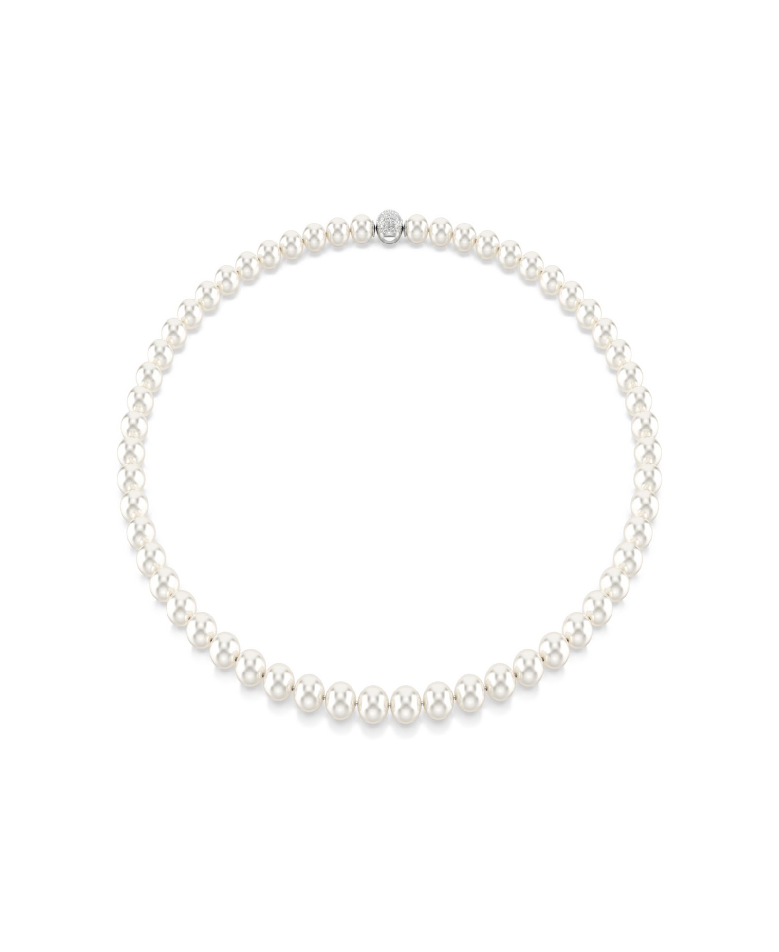 Swarovski Rhodium-Plated Matrix Necklace