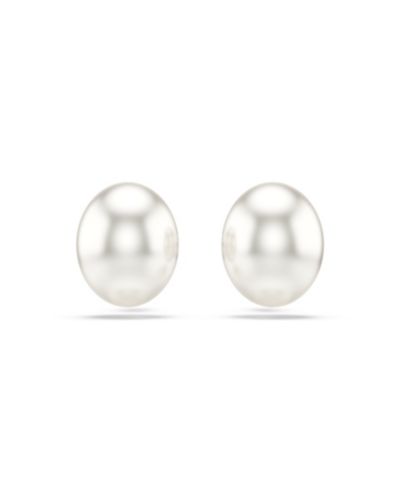Swarovski Rhodium-Plated Matrix Stud Earrings