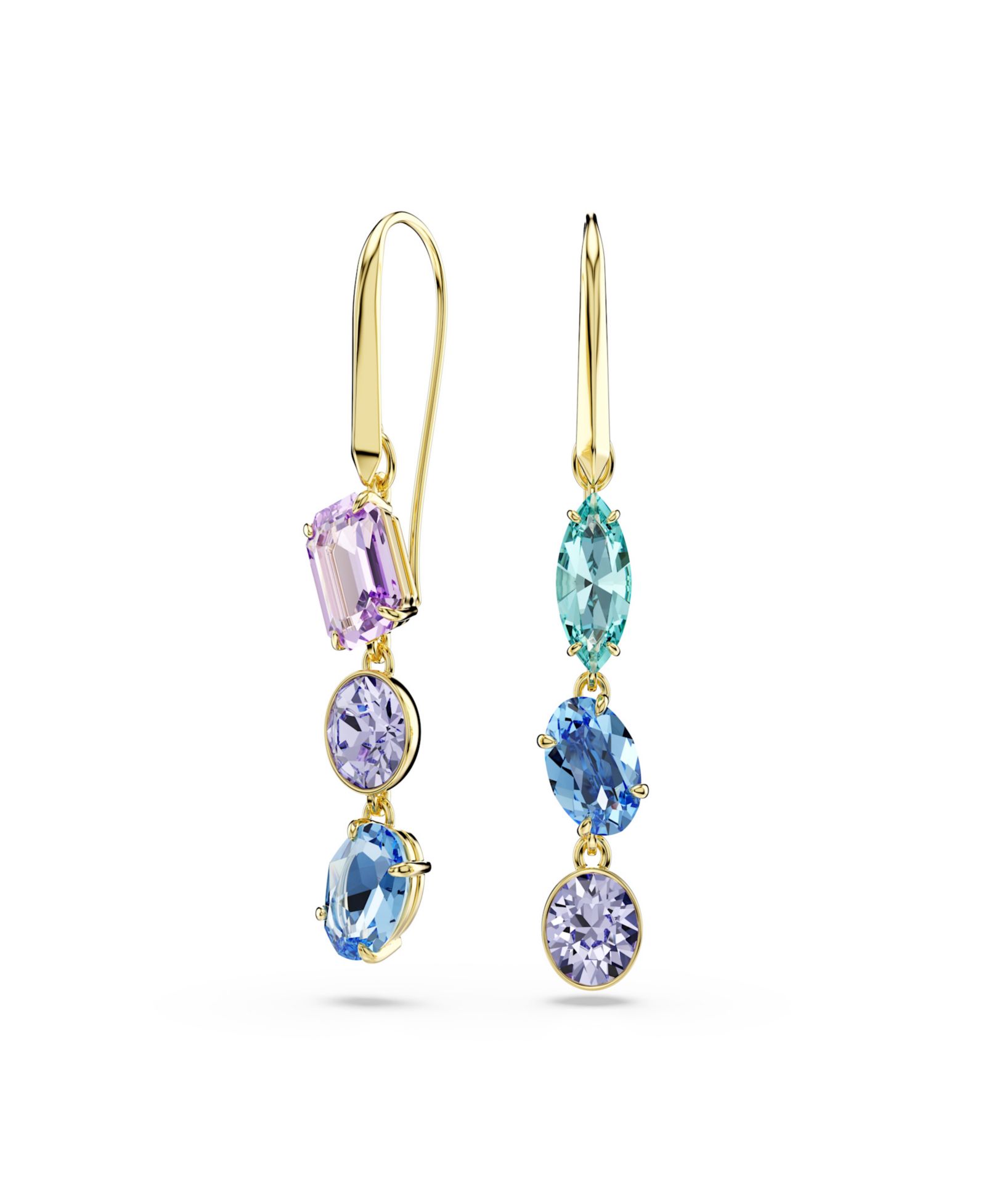 Swarovski Gold-Tone Plated Brass Earrings