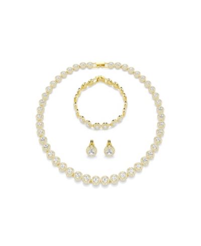 Swarovski Набор Una Angelic с позолотой Gold-Tone
