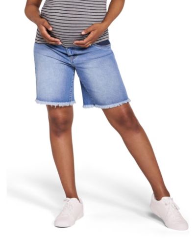 Материнские шорты Motherhood Maternity Under the Belly Dad Denim Short