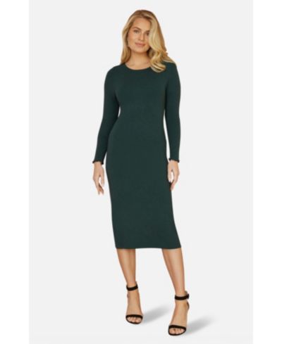 Женское трикотажное платье-свитер Yumi Luminous Sparkle Knit Midi