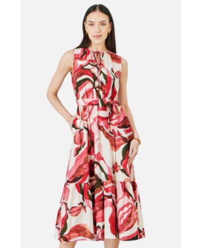 Женское миди-платье Yumi Swirl Print