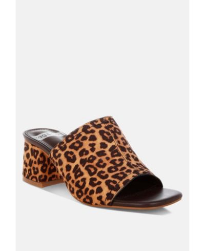 Женские босоножки Rag and Co Womens Carmila Square Toe Block Heels