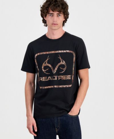 RealTree Men's RealTree Camo Logo T-Shirt