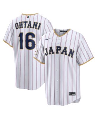 Мужская джерси Nike Shohei Ohtani White Japan Baseball 2026 World Baseball Classic Stadium